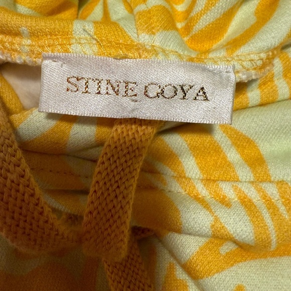 STINE GOYA Yellow and White Patterned Hoodie - Picture 7 of 8